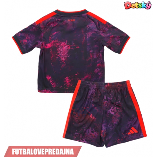 Lacne Dětský Futbalové dres Bayern Munich 2026-27 Krátky Rukáv - Tretina (+ trenírky)